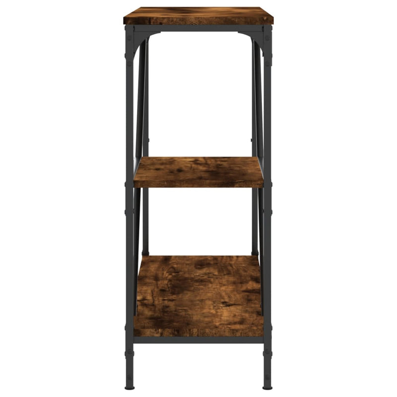 vidaXL füstös tölgy színű szerelt fa tálalóasztal 88,5x30x75 cm