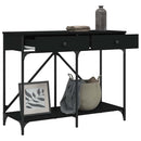 vidaXL fekete szerelt fa tálalóasztal 100 x 39 x 78,5 cm