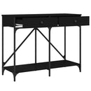 vidaXL fekete szerelt fa tálalóasztal 100 x 39 x 78,5 cm
