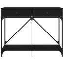 vidaXL fekete szerelt fa tálalóasztal 100 x 39 x 78,5 cm