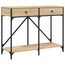 vidaXL sonoma tölgy színű szerelt fa dohányzóasztal 100 x 39 x 78,5 cm