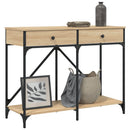 vidaXL sonoma tölgy színű szerelt fa dohányzóasztal 100 x 39 x 78,5 cm