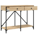 vidaXL sonoma tölgy színű szerelt fa dohányzóasztal 100 x 39 x 78,5 cm