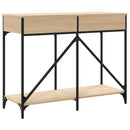 vidaXL sonoma tölgy színű szerelt fa dohányzóasztal 100 x 39 x 78,5 cm