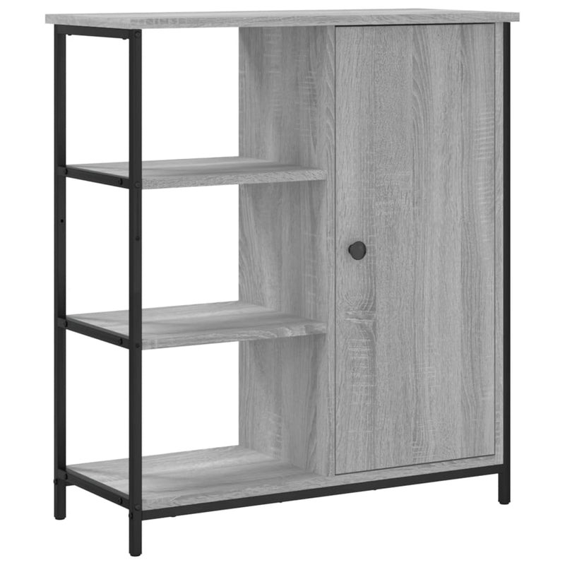 vidaXL szürke sonoma színű szerelt fa tálalószekrény 70 x 30 x 80 cm