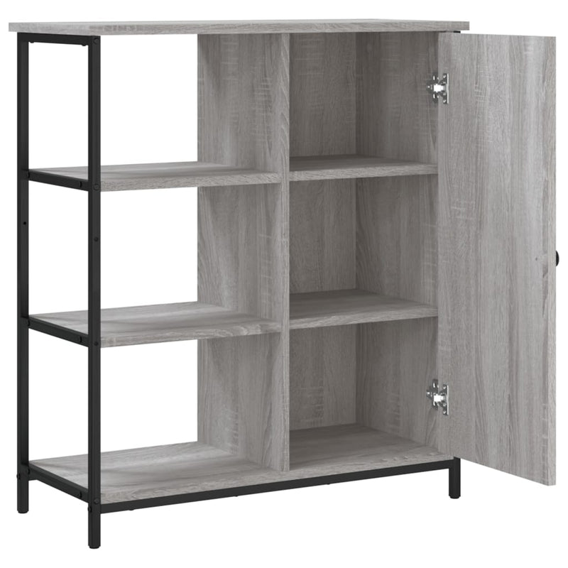 vidaXL szürke sonoma színű szerelt fa tálalószekrény 70 x 30 x 80 cm