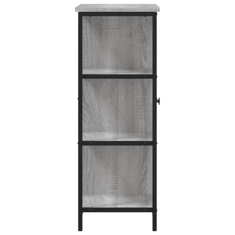 vidaXL szürke sonoma színű szerelt fa tálalószekrény 70 x 30 x 80 cm