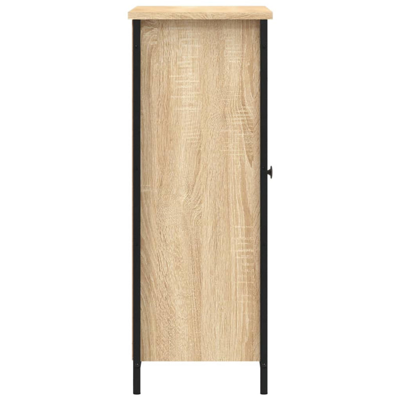 vidaXL sonoma tölgy színű szerelt fa tálalószekrény 70 x 30 x 80 cm
