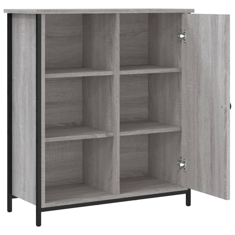vidaXL szürke sonoma színű szerelt fa tálalószekrény 70 x 30 x 80 cm