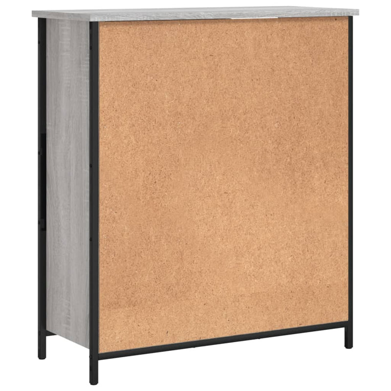 vidaXL szürke sonoma színű szerelt fa tálalószekrény 70 x 30 x 80 cm