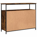 vidaXL füstös tölgy színű szerelt fa tálalószekrény 100 x 35 x 80 cm