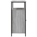 vidaXL szürke sonoma színű szerelt fa tálalószekrény 100 x 35 x 80 cm