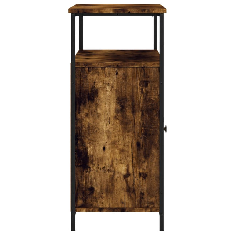 vidaXL füstös tölgy színű szerelt fa tálalószekrény 100 x 35 x 80 cm