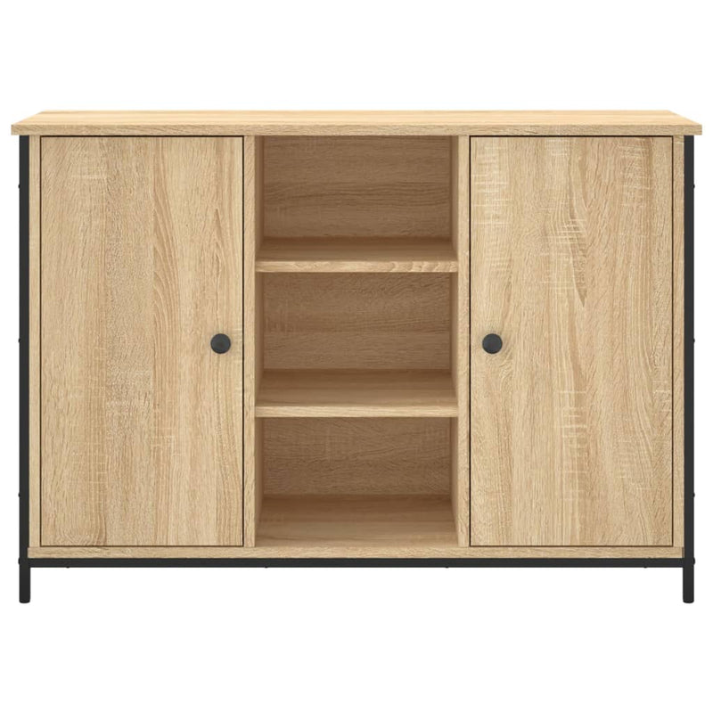 vidaXL sonoma tölgy színű szerelt fa tálalószekrény 100 x 35 x 70 cm