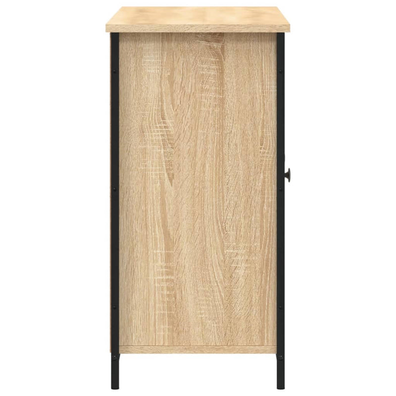 vidaXL sonoma tölgy színű szerelt fa tálalószekrény 100 x 35 x 70 cm