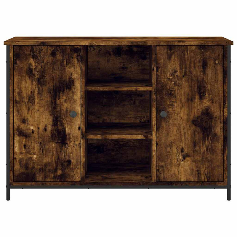 vidaXL füstös tölgy színű szerelt fa tálalószekrény 100 x 35 x 70 cm