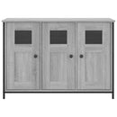 vidaXL szürke sonoma színű szerelt fa tálalószekrény 100x35x70 cm