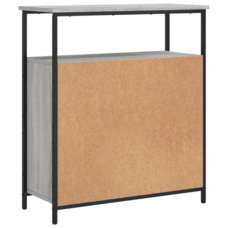 vidaXL szürke sonoma színű szerelt fa tálalószekrény 70 x 30 x 80 cm