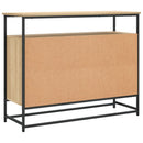 vidaXL sonoma tölgy színű szerelt fa tálalószekrény 100 x 35 x 80 cm