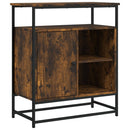 vidaXL füstös tölgy színű szerelt fa tálalószekrény 60 x 35 x 80 cm