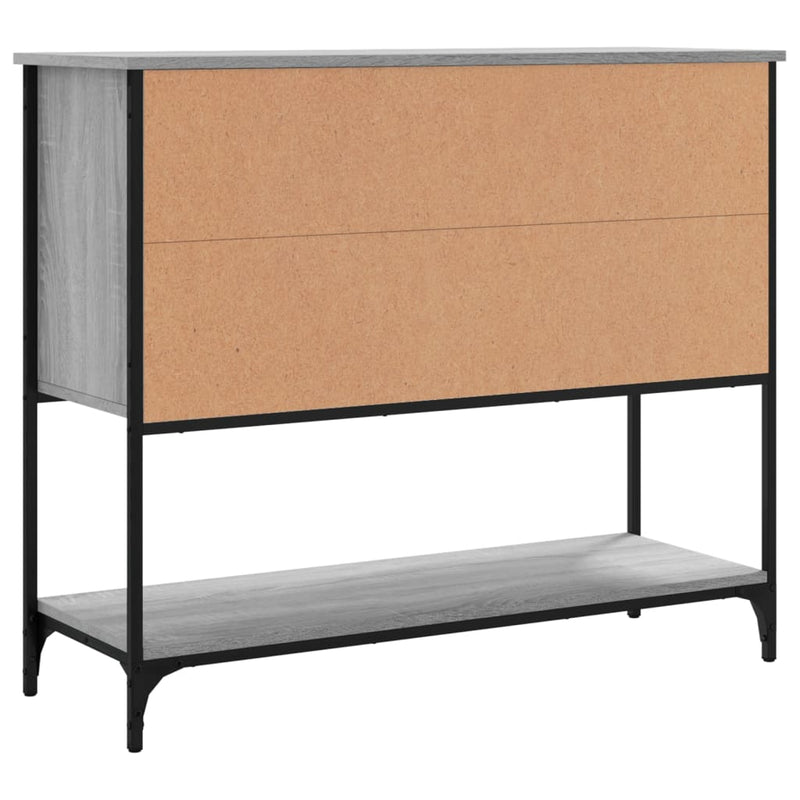 vidaXL szürke sonoma színű szerelt fa tálalószekrény 100 x 36 x 85 cm