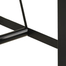 vidaXL tömör újrahasznosított fa és vas bárasztal 150 x 70 x 107 cm