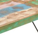 vidaXL tömör újrahasznosított fa és vas bárasztal 150 x 70 x 107 cm