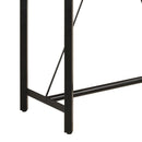 vidaXL tömör mangófa és vas bárasztal 150 x 70 x 107 cm