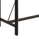vidaXL tömör mangófa és vas bárasztal 180 x 70 x 107 cm
