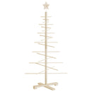 vidaXL tömör fenyő karácsonyfa dekorációnak 125 cm