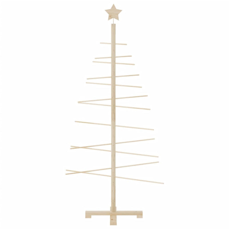 vidaXL tömör fenyő karácsonyfa dekorációnak 150 cm