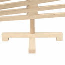 vidaXL tömör fenyő karácsonyfa dekorációnak 120 cm