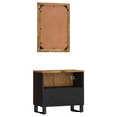 vidaXL 2 részes tömör mangófa fürdőszobai bútorszett