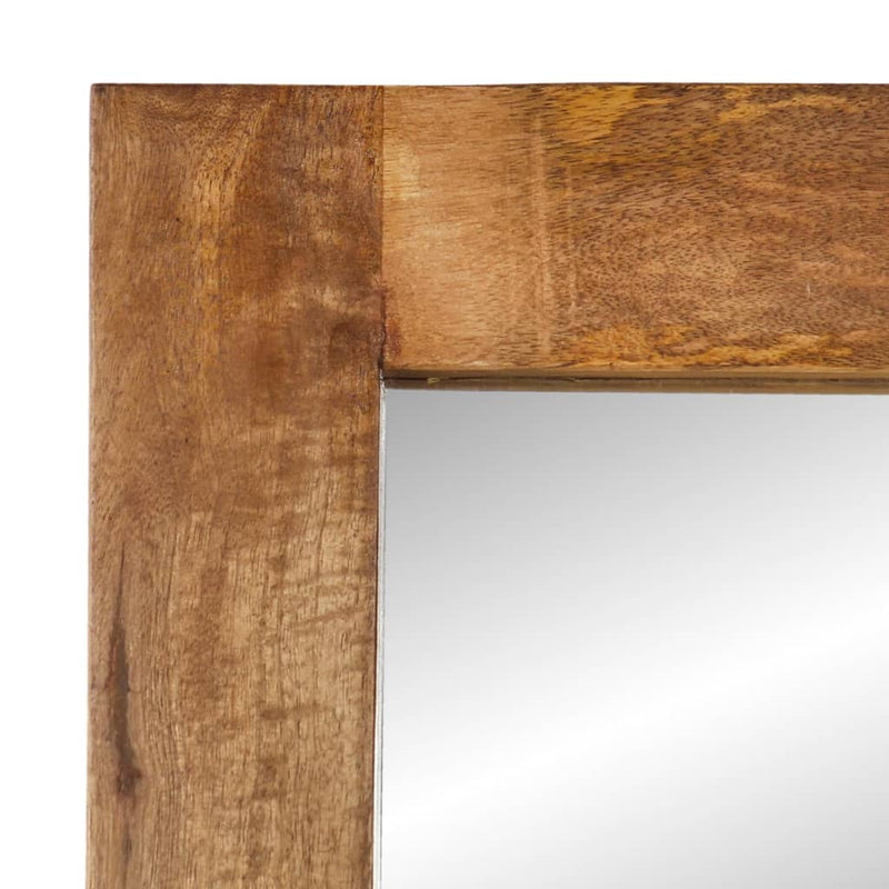 vidaXL 2 részes tömör mangófa fürdőszobai bútorszett