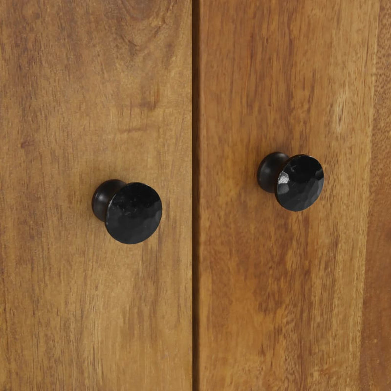 vidaXL 2 részes tömör mangófa fürdőszobai bútorszett