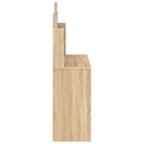 vidaXL sonoma tölgy színű fésülködőasztal tükörrel 96x39x142 cm