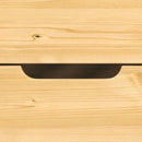 vidaXL IRUN tömör fenyőfa kanapéágy 2 fiókkal 90 x 200 cm