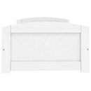 vidaXL IRUN fehér tömör fenyőfa kanapéágy 2 fiókkal 90 x 200 cm