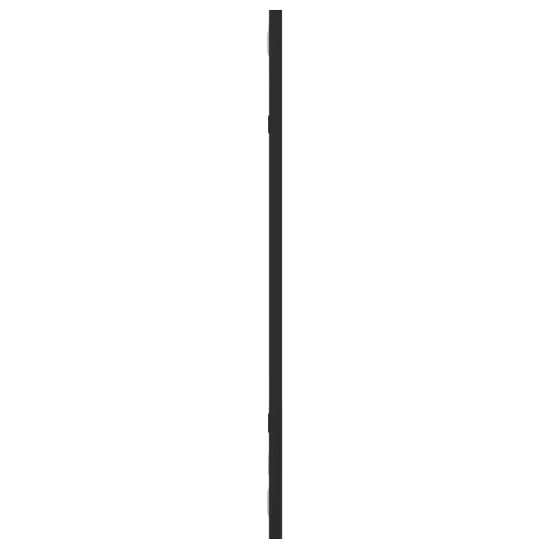 vidaXL fekete téglalap alakú vas fali tükör 30 x 60 cm