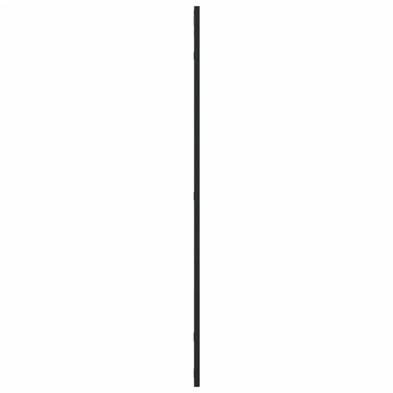 vidaXL fekete téglalap alakú vas fali tükör 50 x 100 cm