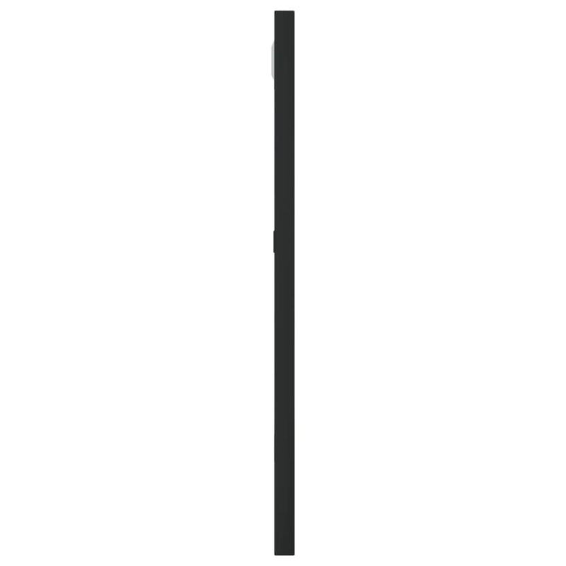 vidaXL fekete téglalap alakú vas fali tükör 30 x 40 cm