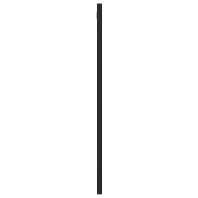 vidaXL fekete téglalap alakú vas fali tükör 30 x 60 cm