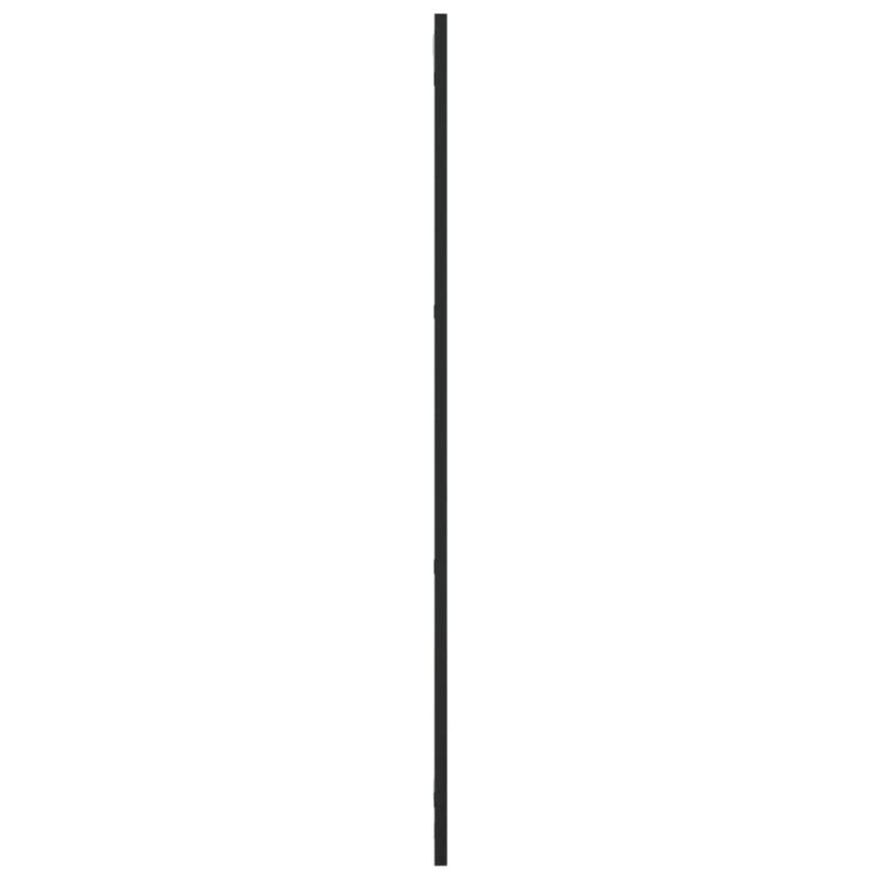 vidaXL fekete téglalap alakú vas fali tükör 30 x 100 cm
