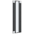 vidaXL fekete téglalap alakú vas fali tükör 30 x 100 cm