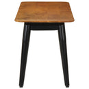 vidaXL tömör mangófa és vas pad 160 x 40 x 45 cm