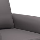 vidaXL 2 személyes szürke műbőr kanapé 120 cm