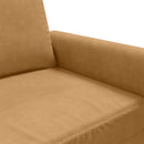 vidaXL barna bársony kanapéfotel 60 cm