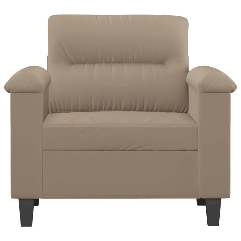 vidaXL tópszínű mikroszálas szövet kanapéfotel 60 cm