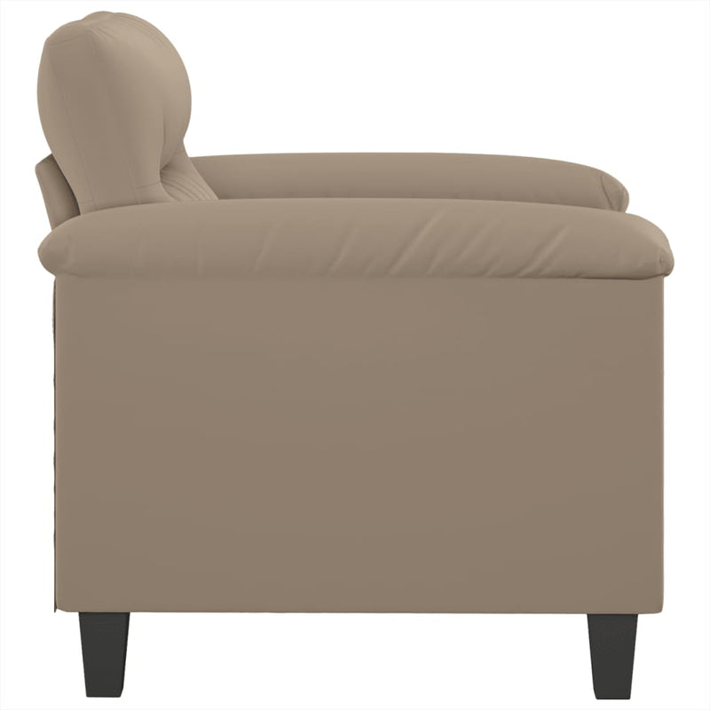 vidaXL tópszínű mikroszálas szövet kanapéfotel 60 cm