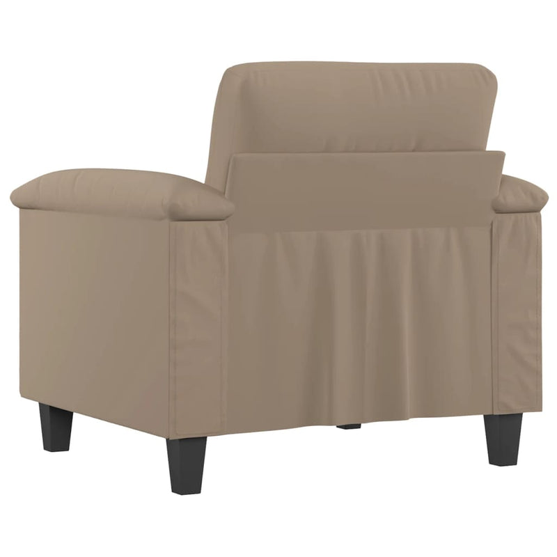 vidaXL tópszínű mikroszálas szövet kanapéfotel 60 cm